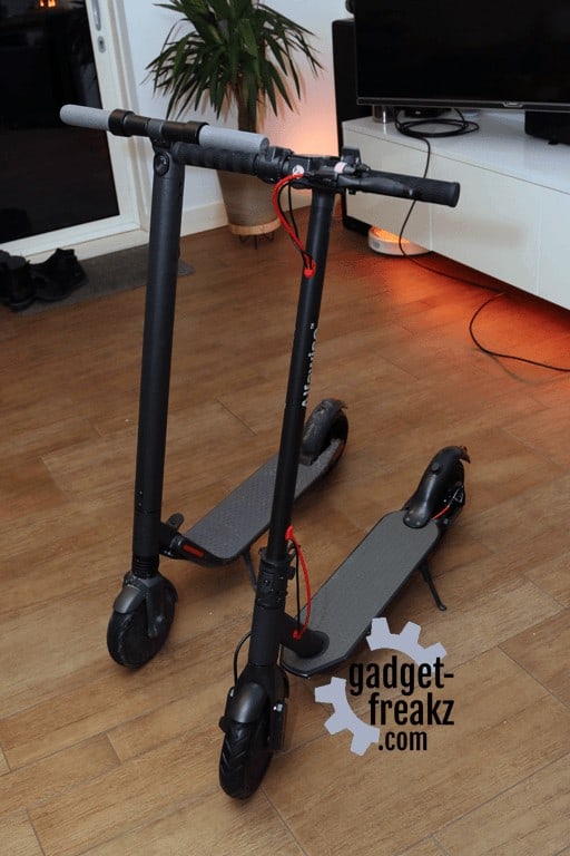 Electric scooter comparison front