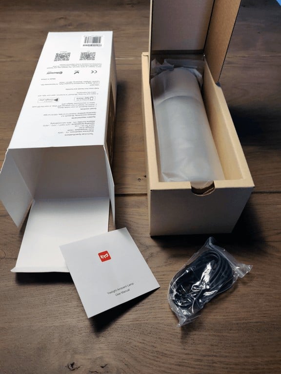 Xiaomi Yeelight Candela box open (2)