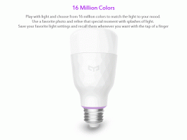 Xiaomi YEELIGHT YLDP06YL Smart Light Bulb 10W RGB E27