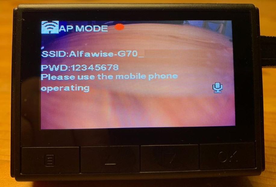 Alfawise G70 WiFi AP Mode