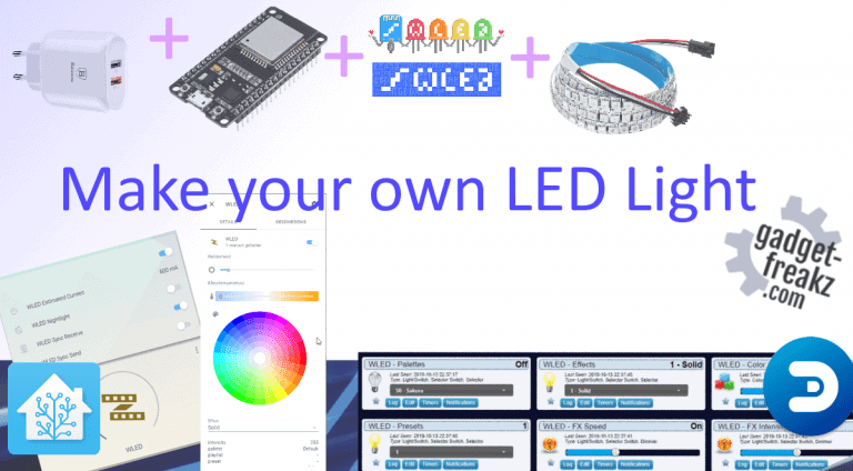 WLED with WS2812B Led strips