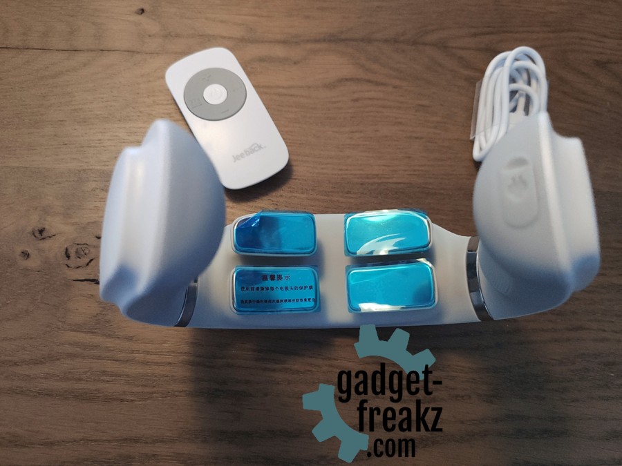 Jeeback G3 Electric Wireless Neck Massager TENS Pulse Relieve Neck Pain 4  Head Vibrator Heating Cervical Massage Health Care - AliExpress