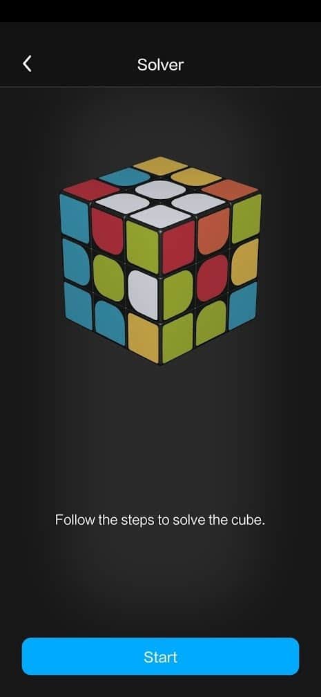 Xiaomi Rubiks Cube App Solver