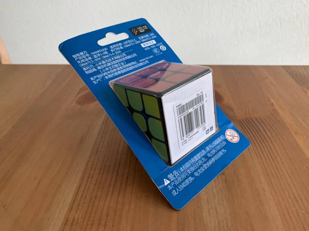 Xiaomi Rubik's Cube Back Packaging