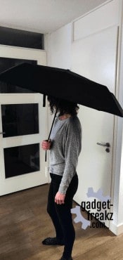 Xiaomi Umbrella with my wife