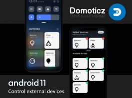 Domoticz App Android 11
