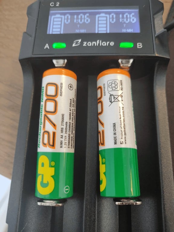 zanflare C2 Battery charged